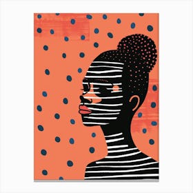 Portrait Of An African Woman 12 Canvas Print