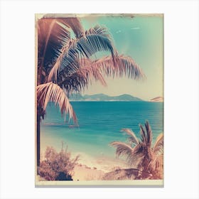 South Of France Polaroid Inspired 1 Canvas Print