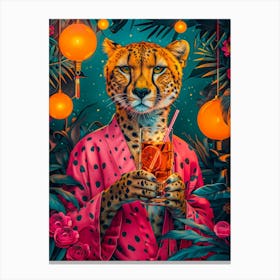 Cocktail Night Canvas Print