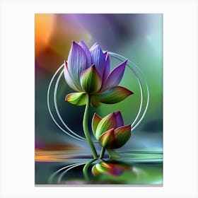 Lotus Flower 147 Canvas Print