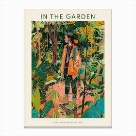 In The Garden Poster Norfolk Botanical Gardens 1 Canvas Print