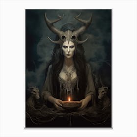 Hekate Greek Mythology Canvas Print