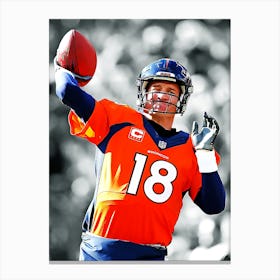 Peyton Manning Denver Broncos Legend Canvas Print