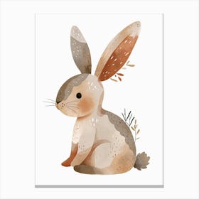 Mini Rex Rabbit Kids Illustration 2 Canvas Print