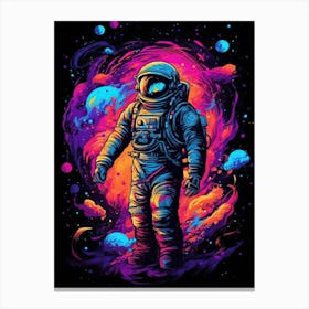 Astronaut In Space 22 Canvas Print