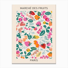 March des Fruits Canvas Print