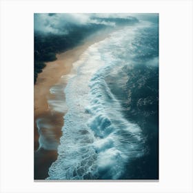 Cloudy Seascape Canvas Print