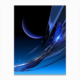 Abstract Blue Sky Canvas Print