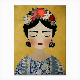 Frida Kahlo 4 Canvas Print