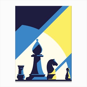 Chess Pieces 2 Canvas Print