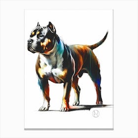 Pitbull Canvas Print