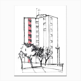 City Building Canvas Print