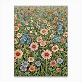 Flower Field no2 Canvas Print