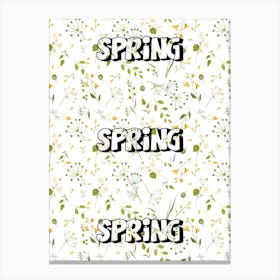 Spring Flowers Canvas Print