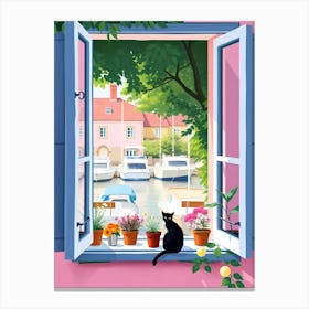 Window View Canvas Print