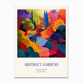 Colourful Gardens Longwood Gardens Usa 1 Blue Poster Canvas Print
