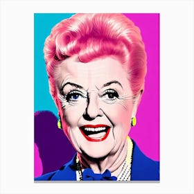 Angela Lansbury Pop Movies Art Movies Canvas Print