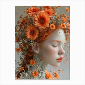 Flower Girl 4 Canvas Print