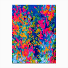 Acropora Tenella 2 Vibrant Painting Canvas Print