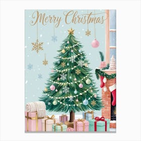 Merry Christmas 12 Canvas Print