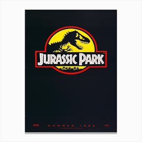 Jurassic 20park Illustration X2 Copy Canvas Print