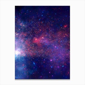 Galaxy In Space Canvas Print