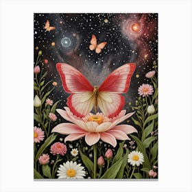 Cosmic Butterfly no1 Canvas Print