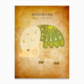 Mosswine Vintage Canvas Print