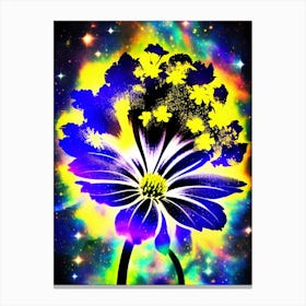 Galaxy Flower Canvas Print