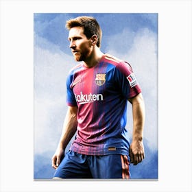 Lionel Messi Canvas Print