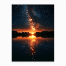 Starry Night Sky 27 Canvas Print