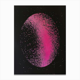 Pink Splatters Canvas Print