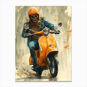 Vespa 2 Canvas Print