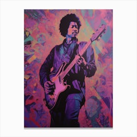 Jimi Hendrix Purple Haze 7 Canvas Print