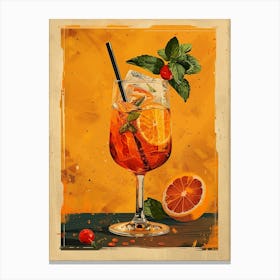 Tequila Cocktail 16 Canvas Print