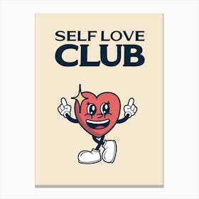 Self Love Club 3 Canvas Print