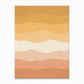 Minimal Waves 26 Canvas Print