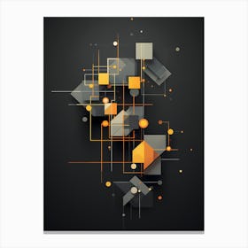 Abstract Geometric Design Canvas Print