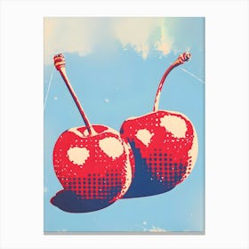 Cherry Pop Art Canvas Print