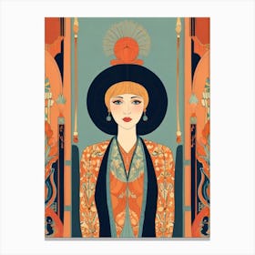 Chinese Lady Canvas Print