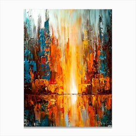 Abstract Cityscape 11 Canvas Print