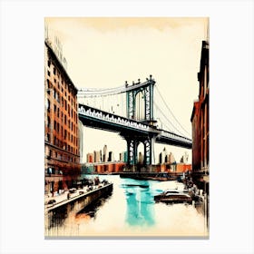 Manhattan Bridge 1 Canvas Print
