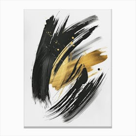 Gold And Black Canvas Print 37 Canvas Print