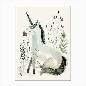 Charming Nursery Kids Animals Pony 1 Canvas Print
