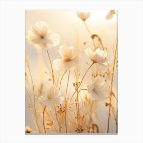 Boho Dried Flowers Evening Primrose 2 Canvas Print
