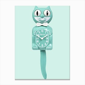 Kitschy Kit Cat Clock 1 Canvas Print