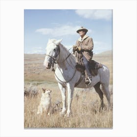 Open Range Cowboy Canvas Print