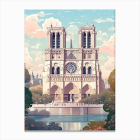 Notre Dame Cathedral Paris Canvas Print