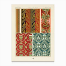 Middle Ages Pattern, Albert Racine 7 Canvas Print