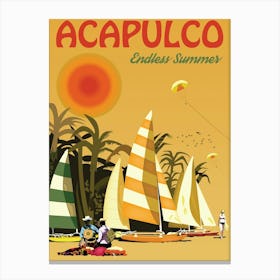 Acapulco Endless Summer Canvas Print